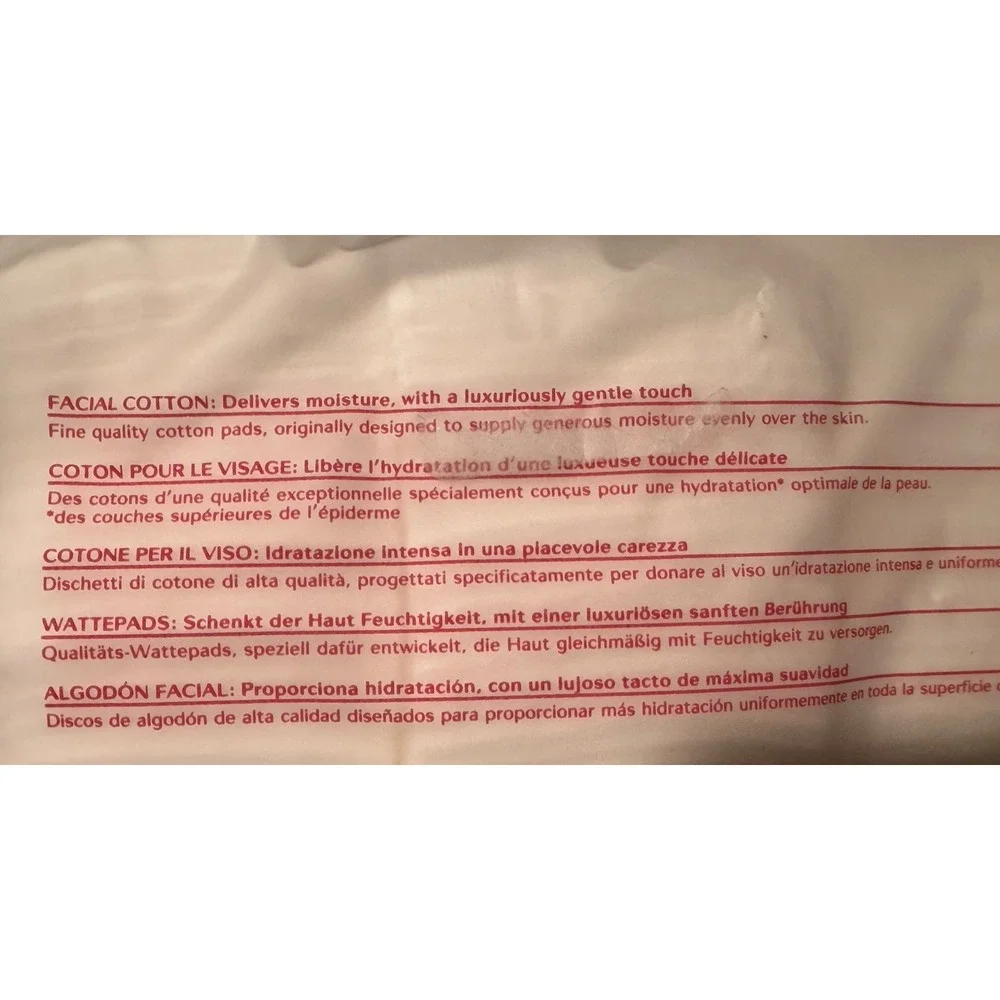 Shiseido Facial Cotton 165 Sheets 100% Cotton Face Pads New Sealed Japan